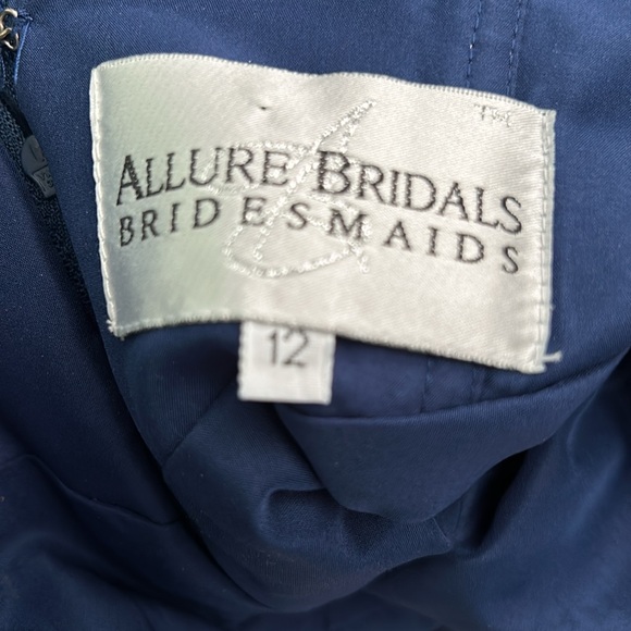 Allure Bridals Navy Blue Gown -Size 12 - Picture 12 of 12
